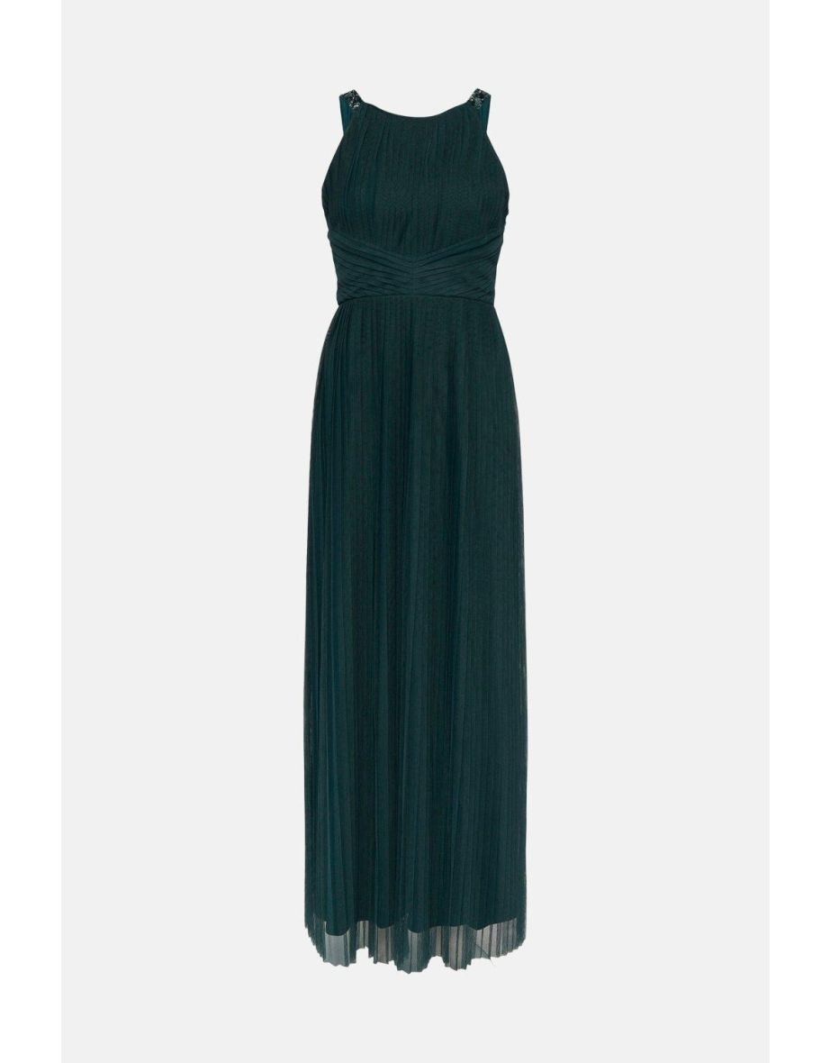 Sustainable All Over Pleated Maxi Dress - 3