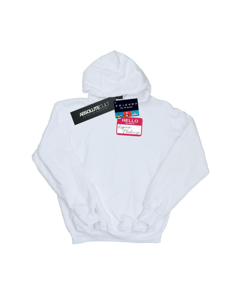 Friends Girls Regina Phalange Name Tag Hoodie - White - 1