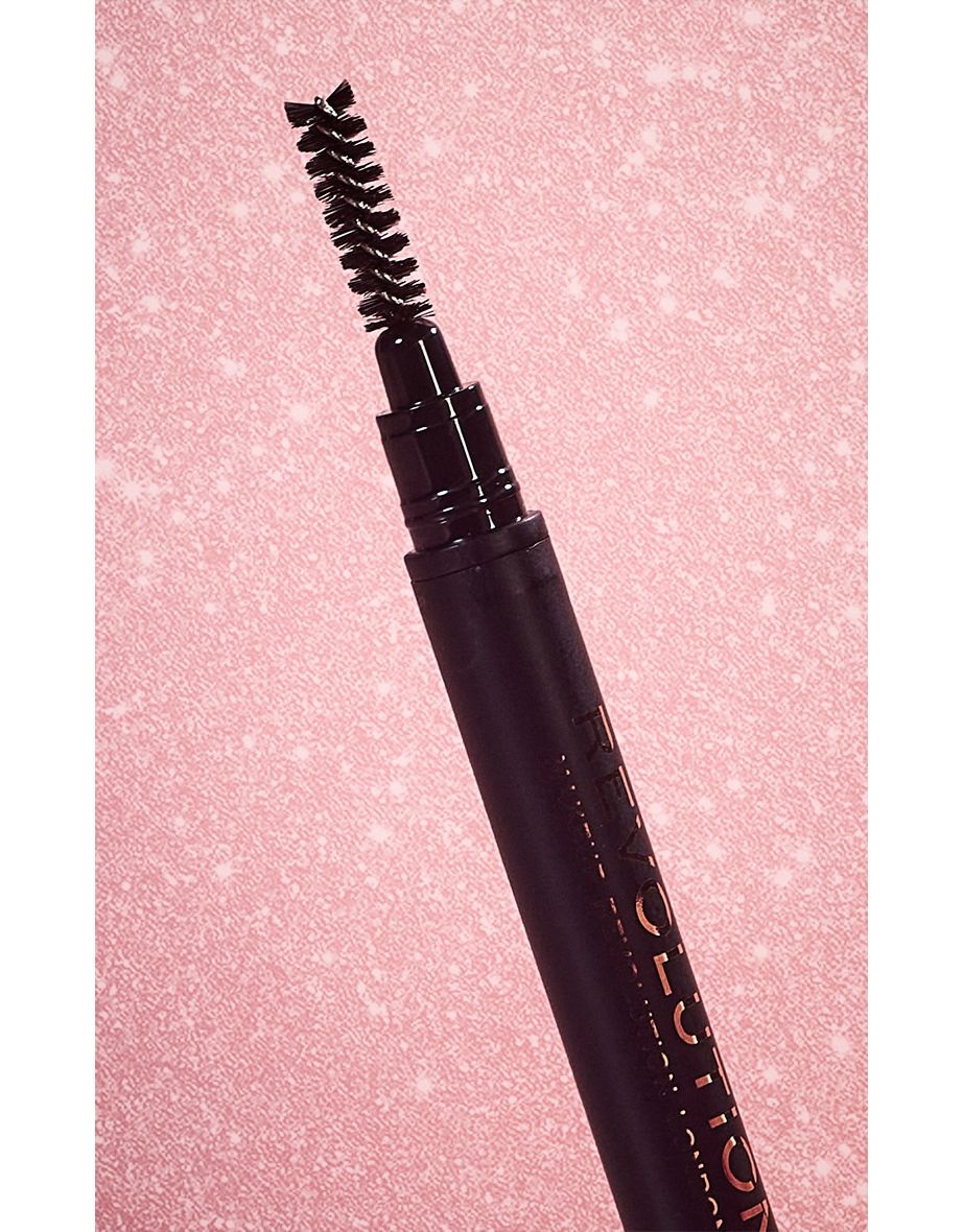 Makeup Revolution Duo Brow Definer Pencil Dark Brown - 3