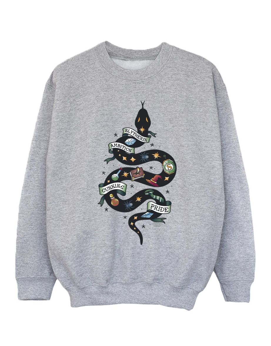 Grey slytherin sweatshirt sale