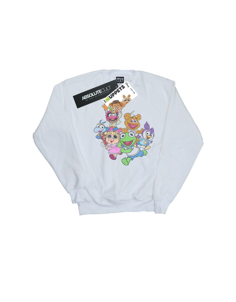 Disney Girls The Muppets Muppet Babies Colour Group Sweatshirt - White - 1