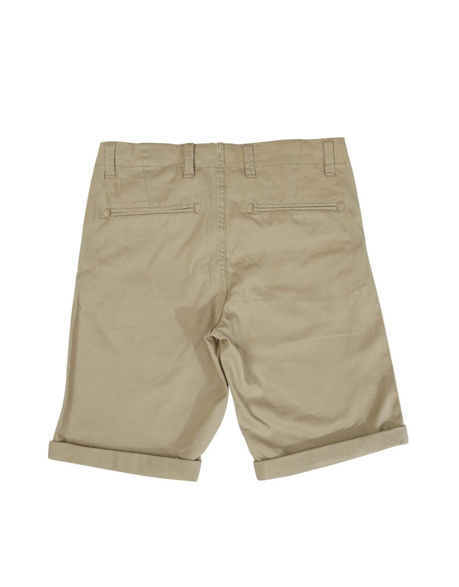 Boy's Jack Jones Fred Chino Shorts in Cream - 1