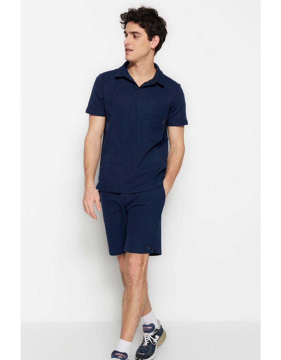 Sweatsuit - Navy blue - Regular fit