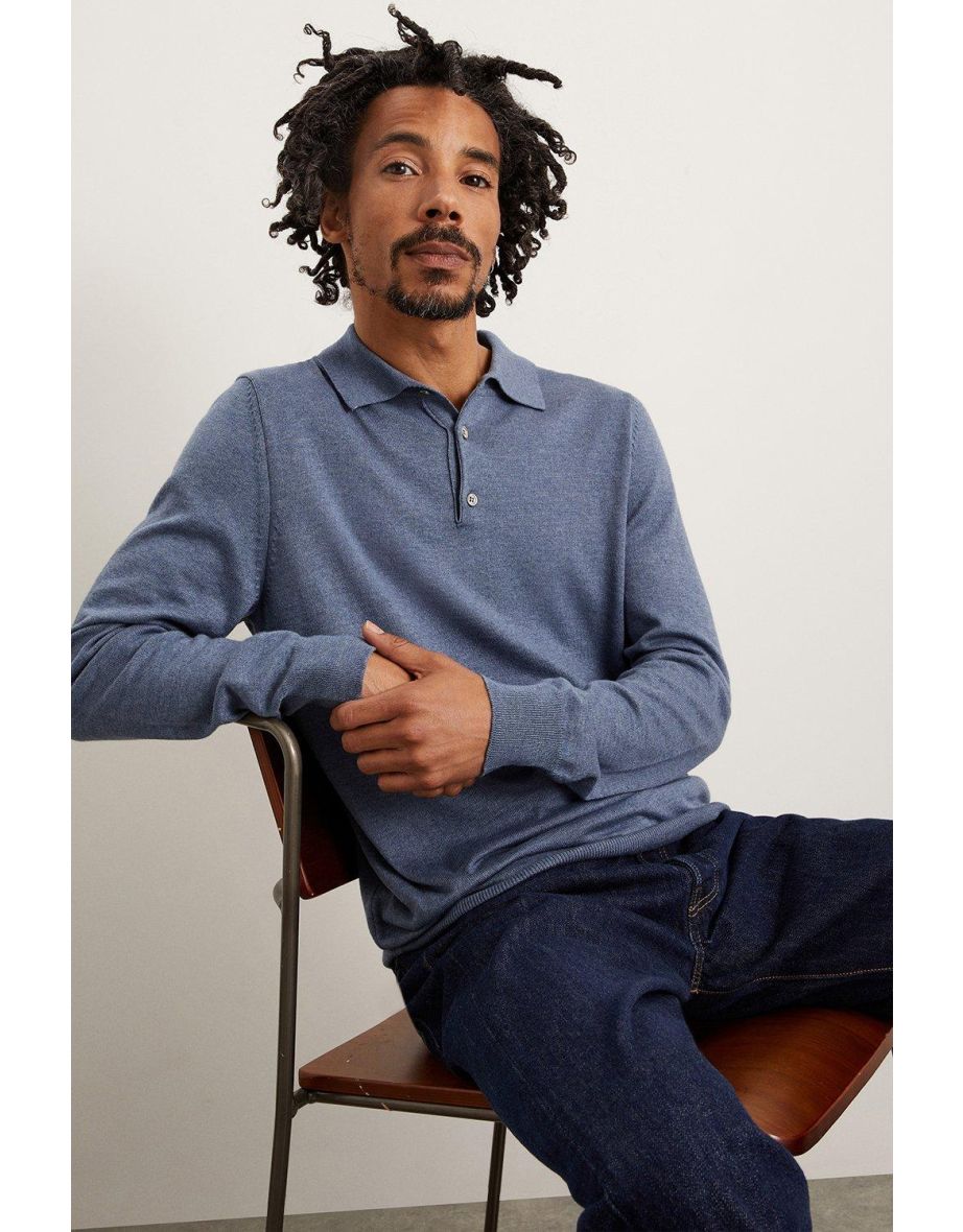 Burton knitted polo cheap