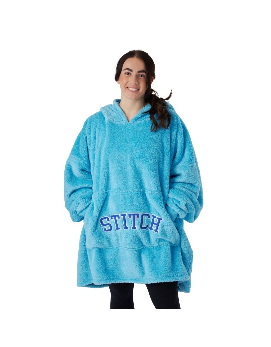 Lilo & Stitch Womens/Ladies Hoodie Blanket - Blue - 3