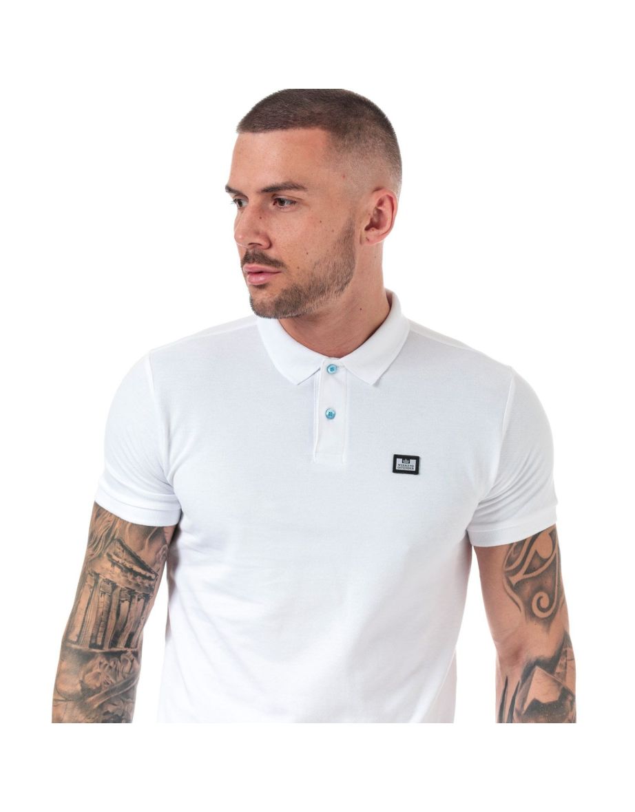 Men's Weekend Offender Barnum Polo Shirt in White - 5