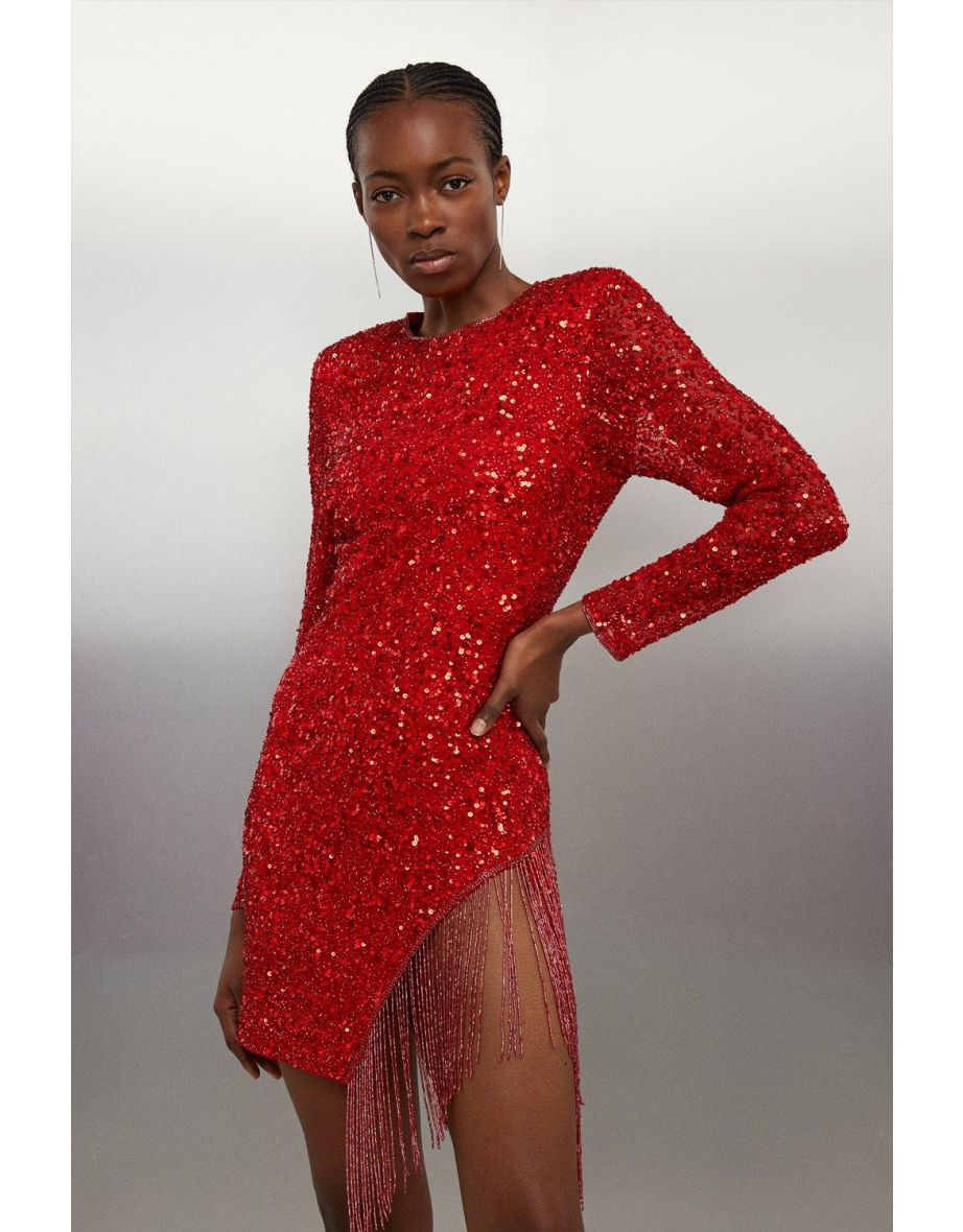 Leg slit mini dress shop