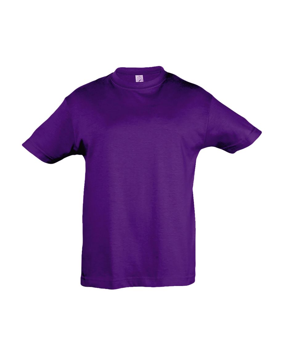 SOLS Kids Regent Short Sleeve T-Shirt - Dark Purple