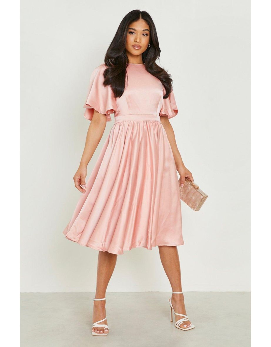 Blush mid length dresses discount