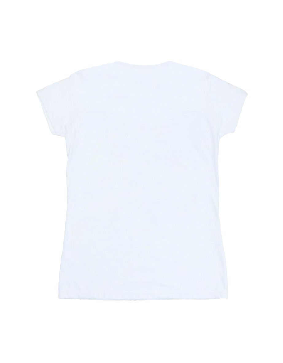 Disney Womens/Ladies Mickey Mouse And Friends Cotton T-Shirt - White - 2