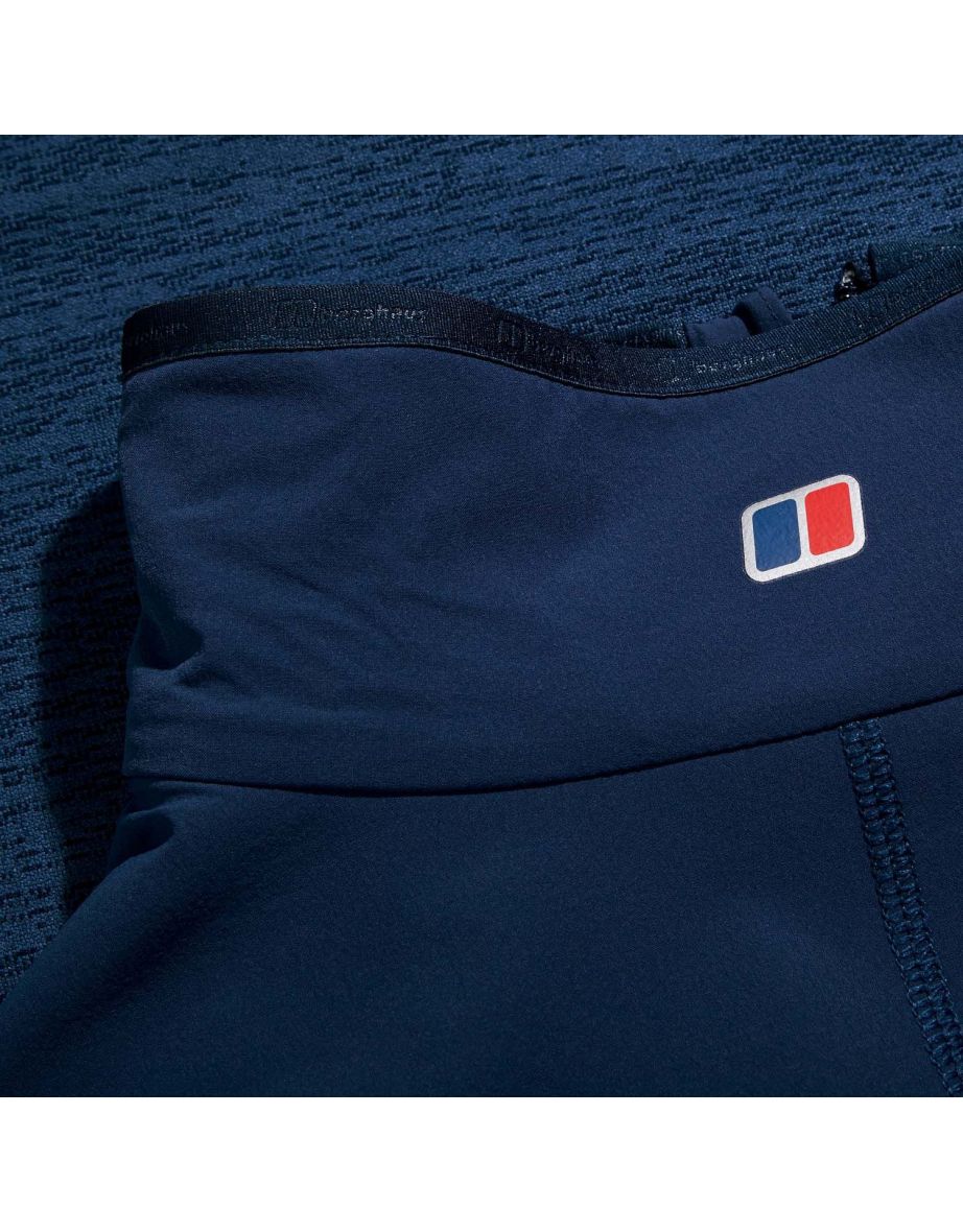 Men's Berghaus Thraskii Half Zip Fleece Top in Blue - 5