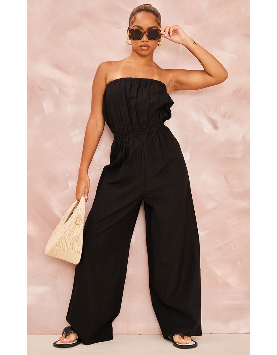 Bandeau wide leg jumpsuit store