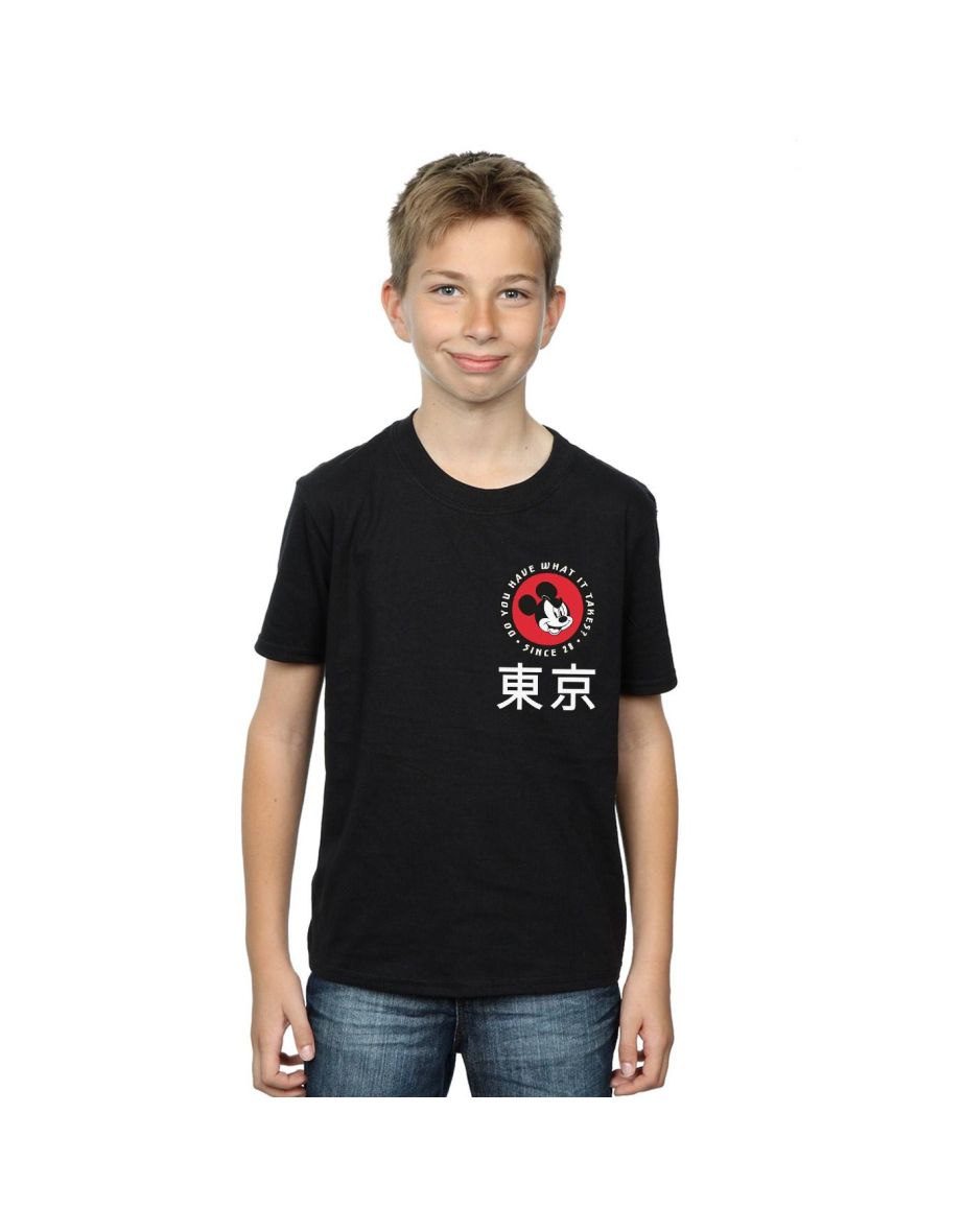 Disney Boys Mickey Mouse What It Takes T-Shirt - Black