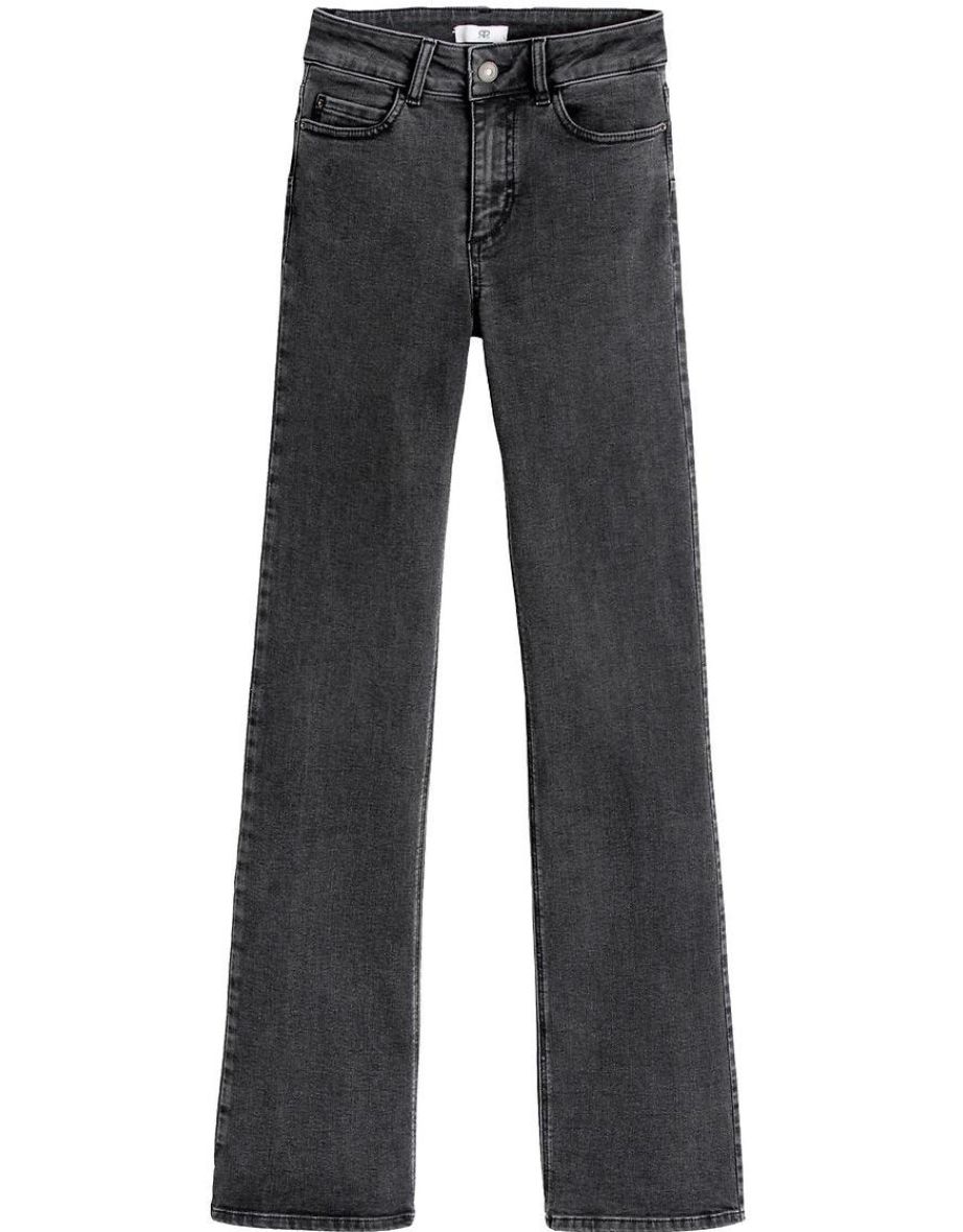 Shop Push Up Bootcut Jeans Mid Rise Length 33 Online in Bahrain VogaCloset
