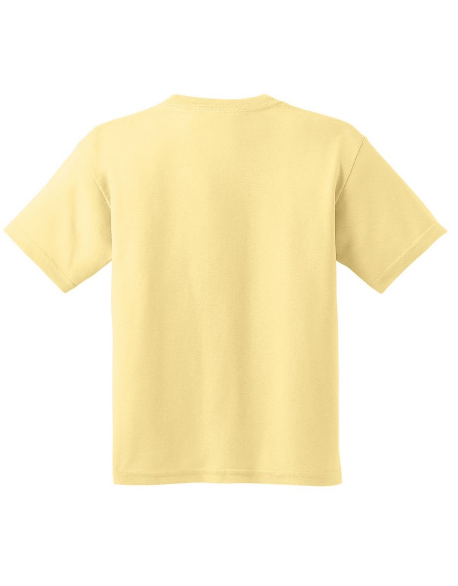 Gildan Youth Unisex Heavy Cotton T-Shirt - Yellow Haze - 1