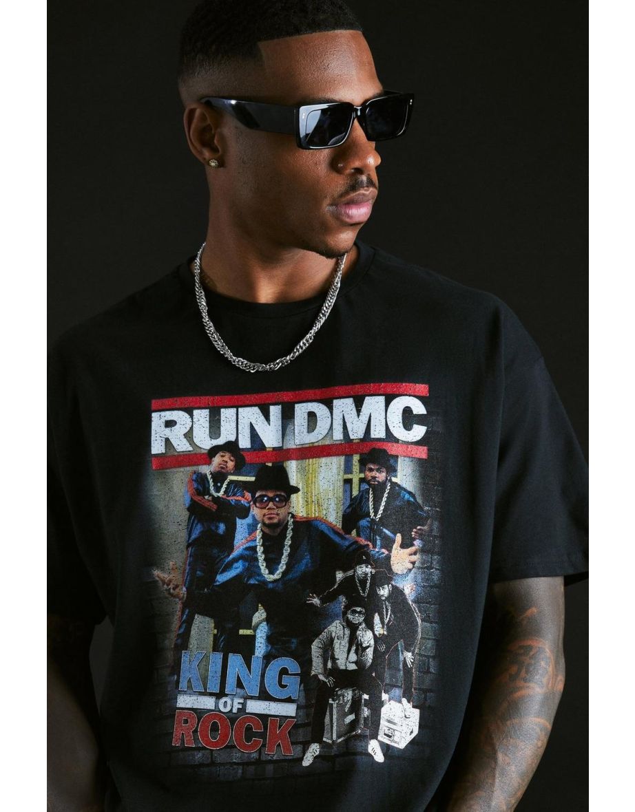Oversized Run Dmc License T-shirt - black - 2
