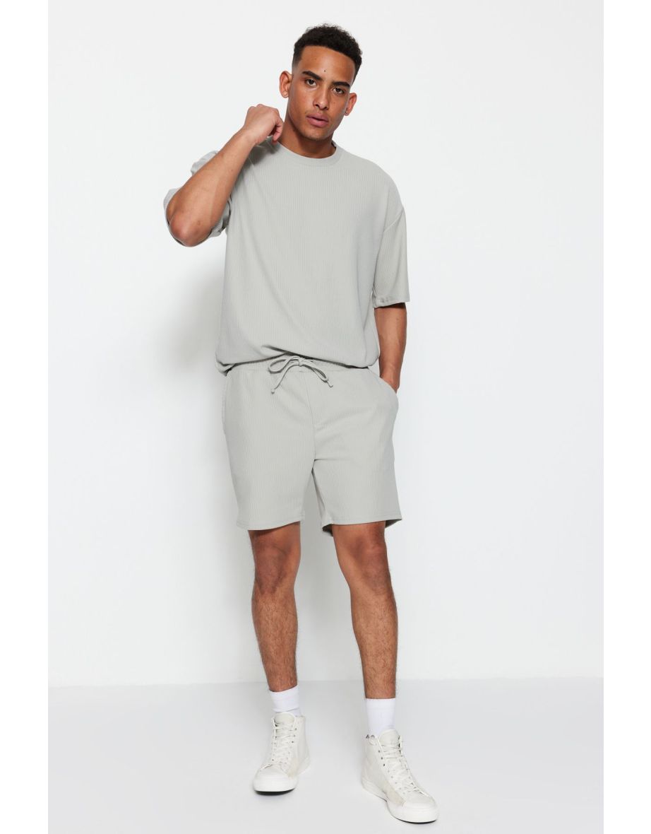 Shorts - Gray - Normal Waist