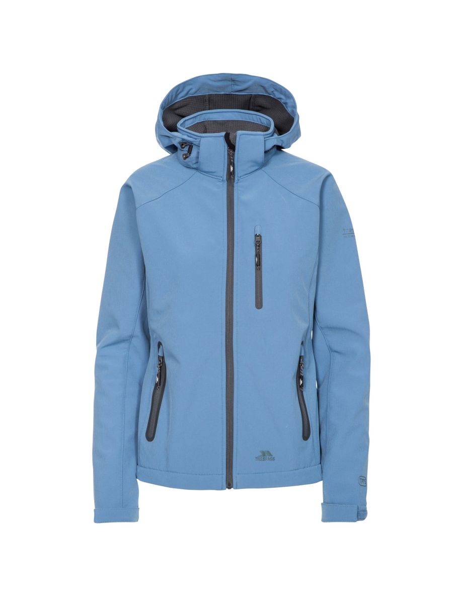 Trespass Womens/Ladies Bela II Waterproof Softshell Jacket - Denim Blue