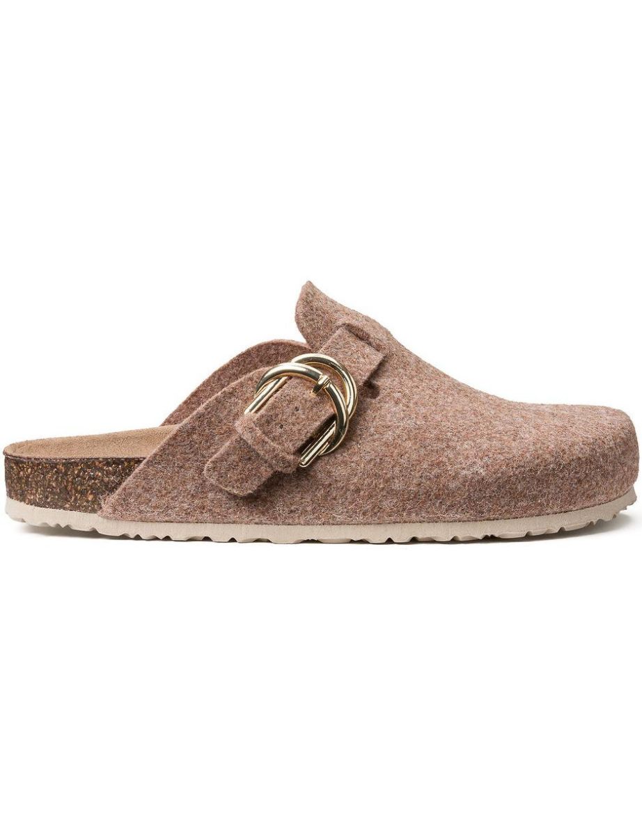 Felt Clog Mules