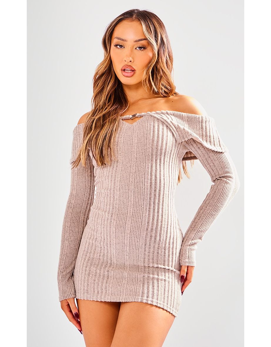 Petite off shoulder dress best sale