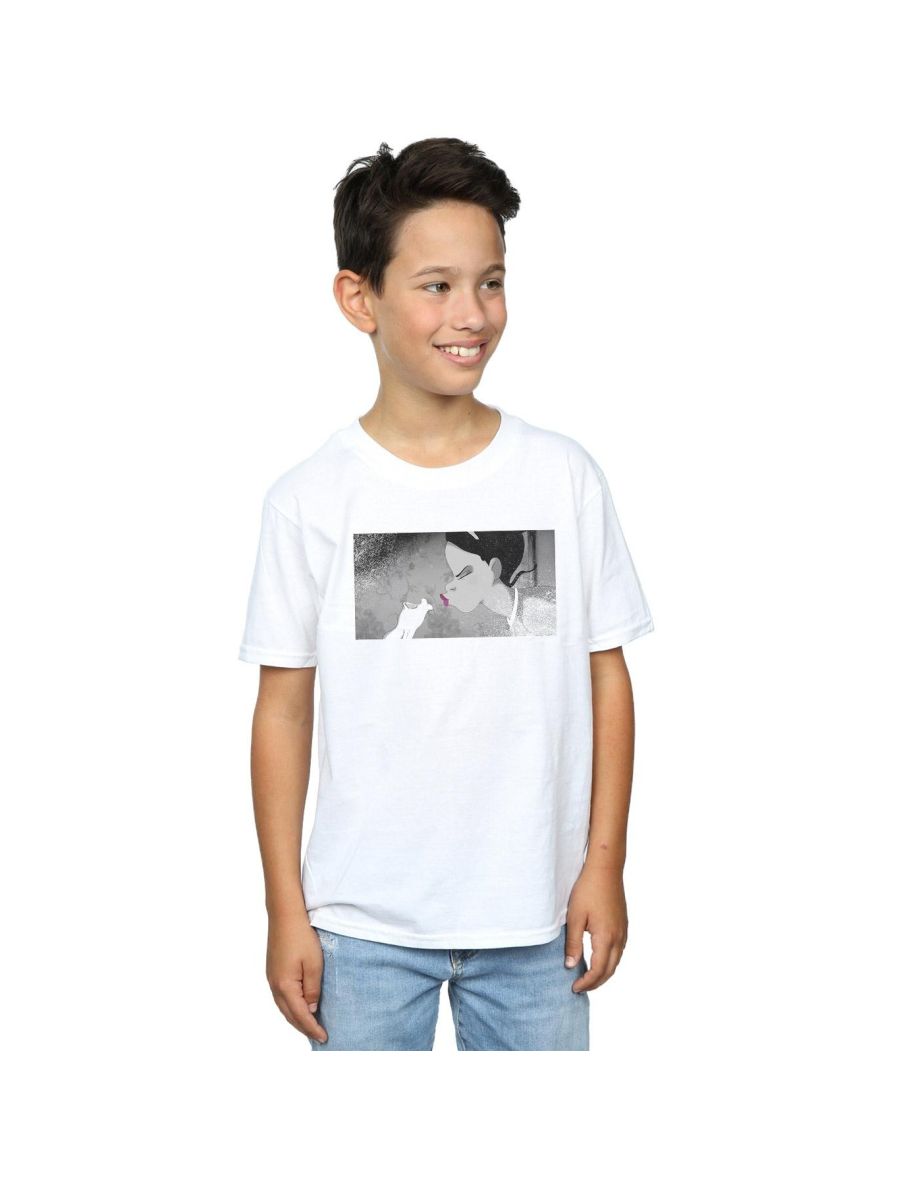 Disney Boys The Princess And The Frog Kiss T-Shirt - White