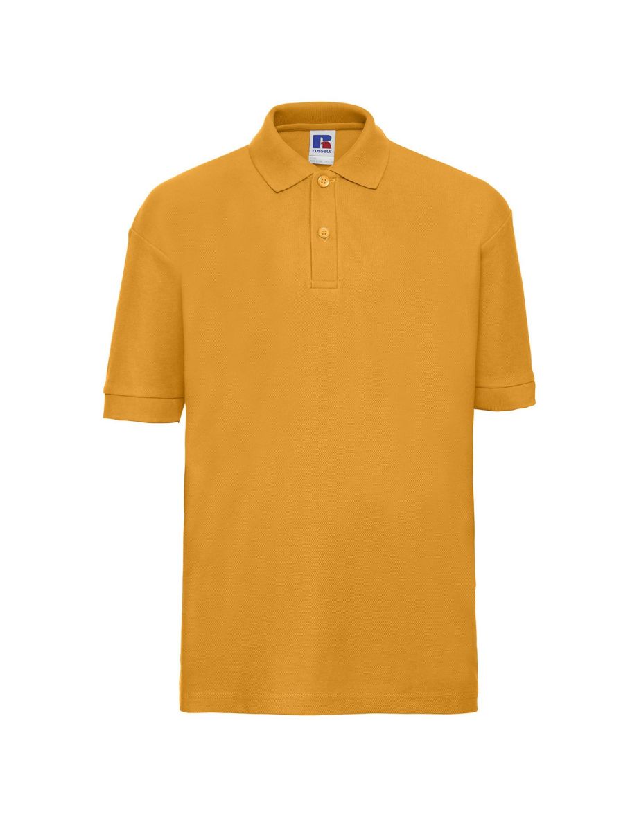 Russell Childrens/Kids Polo Shirt - Gold