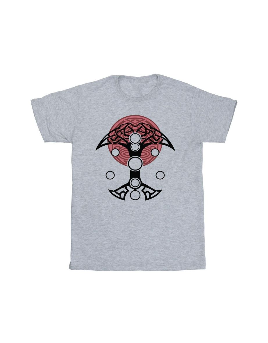 Marvel Boys Thor Love And Thunder Circles T-Shirt - Sports Grey