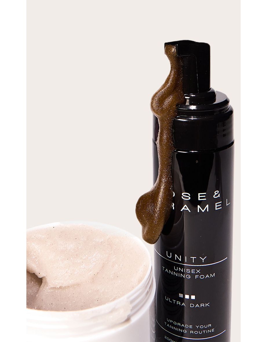 Rose & Caramel Ultra Dark Fake Tan & Removal Scrub Bundle - 2