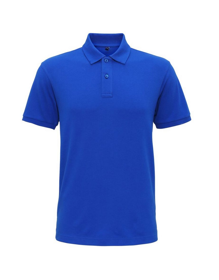 Asquith & Fox Mens Super Smooth Knit Polo Shirt - Bright Royal