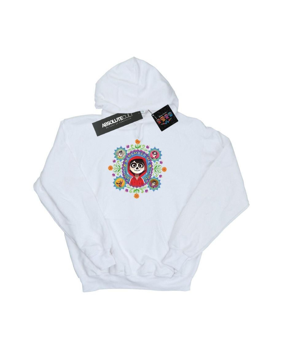 Disney Mens Coco Remember Me Hoodie - White