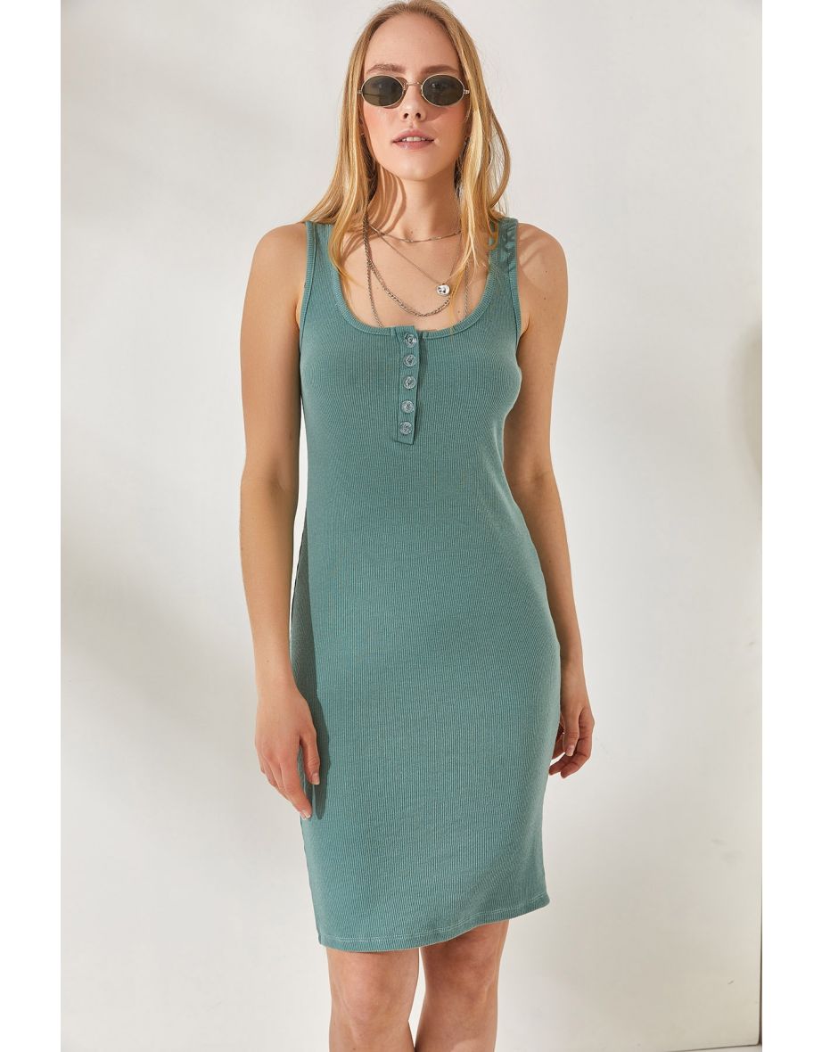 Dress - Green - Bodycon