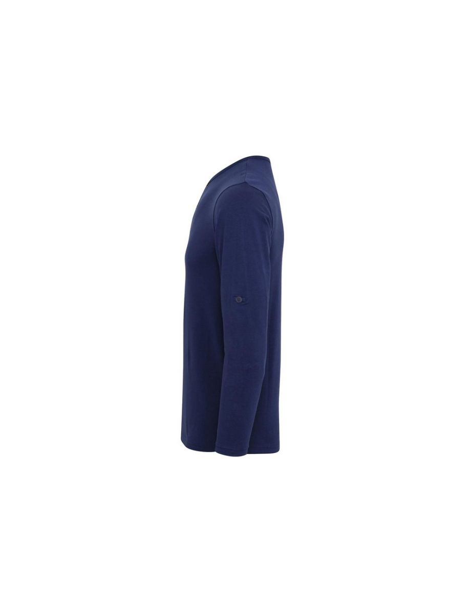 Premier Mens Long John Roll Sleeve T-Shirt - Indigo - 2