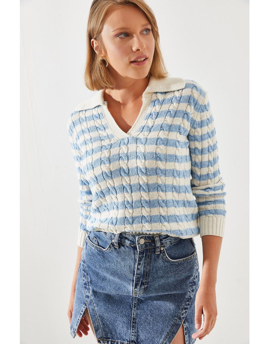 Hair Polo Neck Sweater