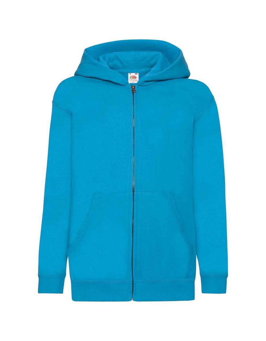 Fruit Of The Loom Childrens/Kids Hooded Sweatshirt - Azure