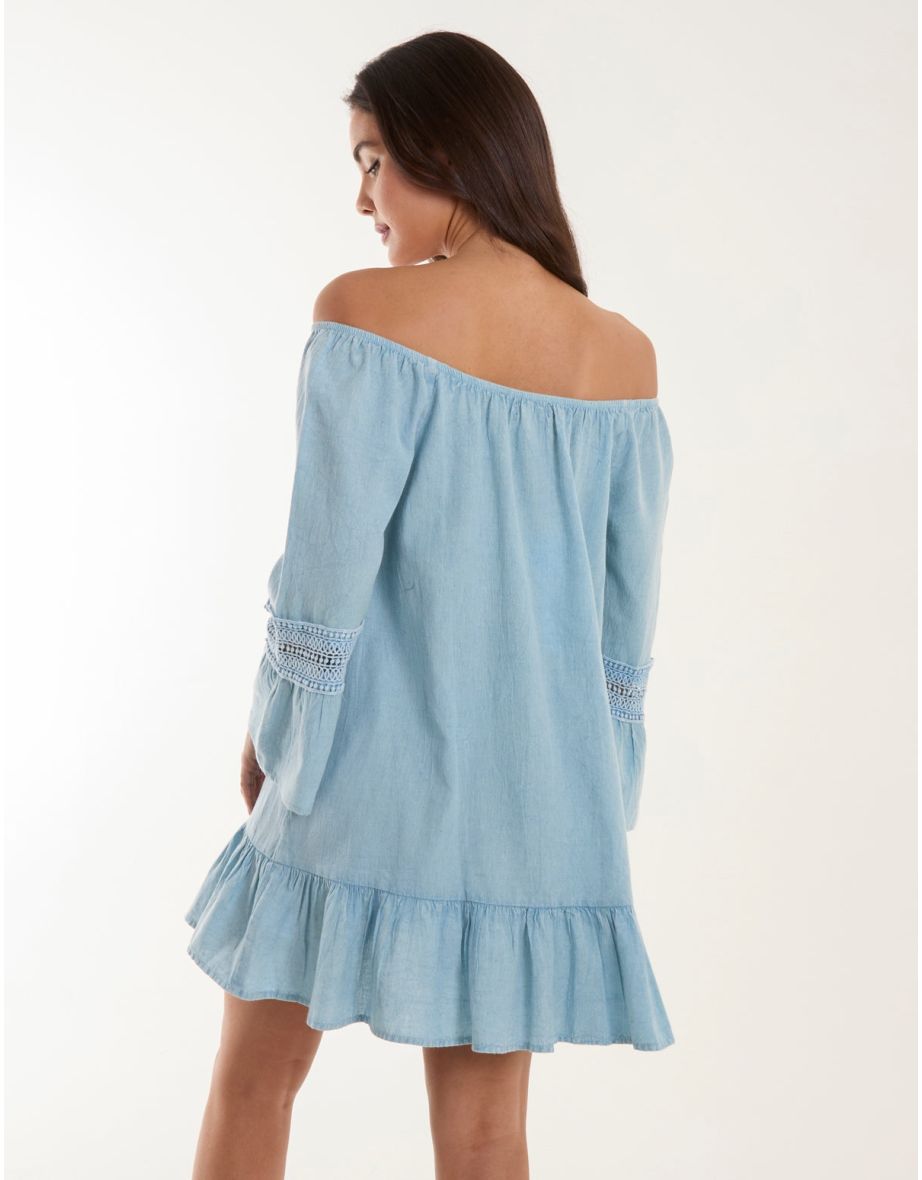 Lace Trim Tunic Dress - 3