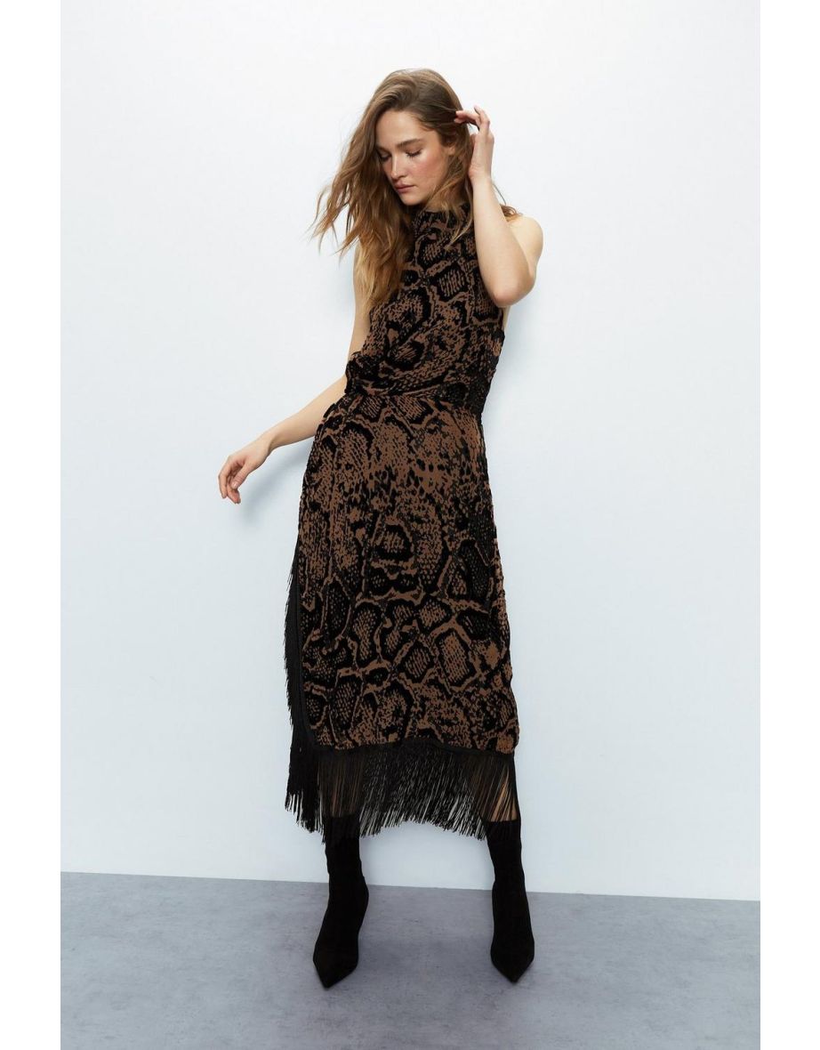 Tassel sales midi dress