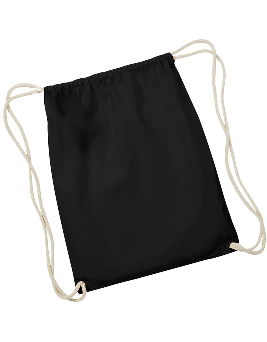 Westford Mill Earthware Organic Gymsac (13 Litres) (Pack of 2) - Black - 1