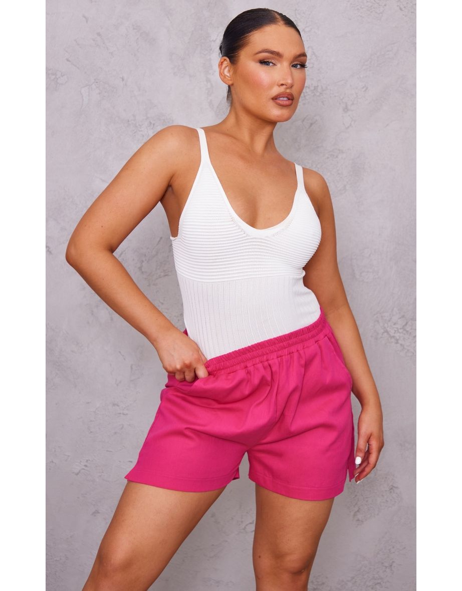 Pink runner hot sale shorts