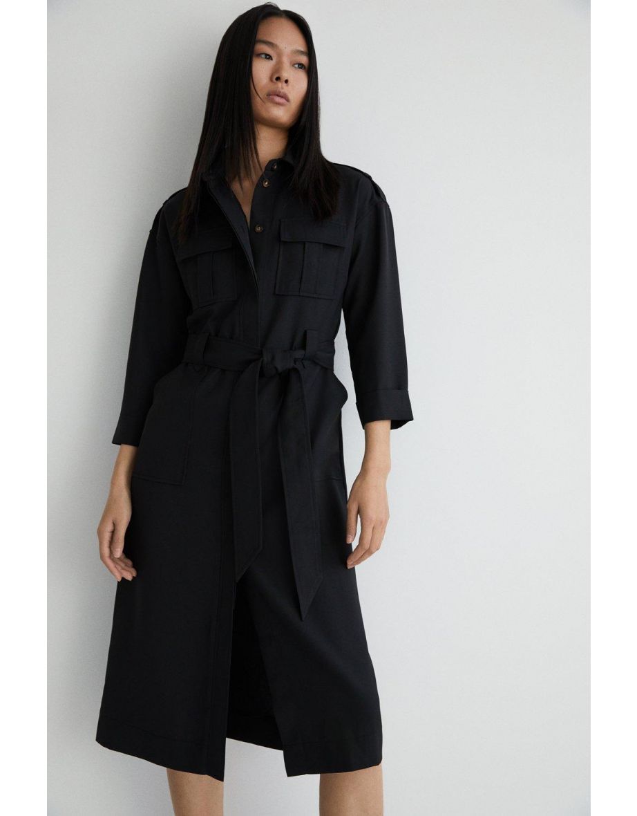 Warehouse utility hotsell shirt dress