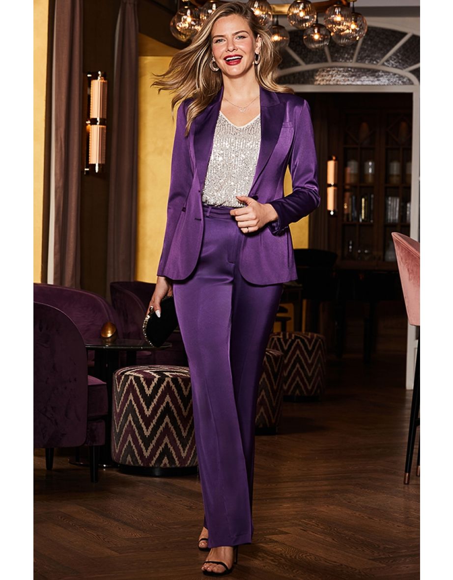 Amethyst Hourglass Blazer