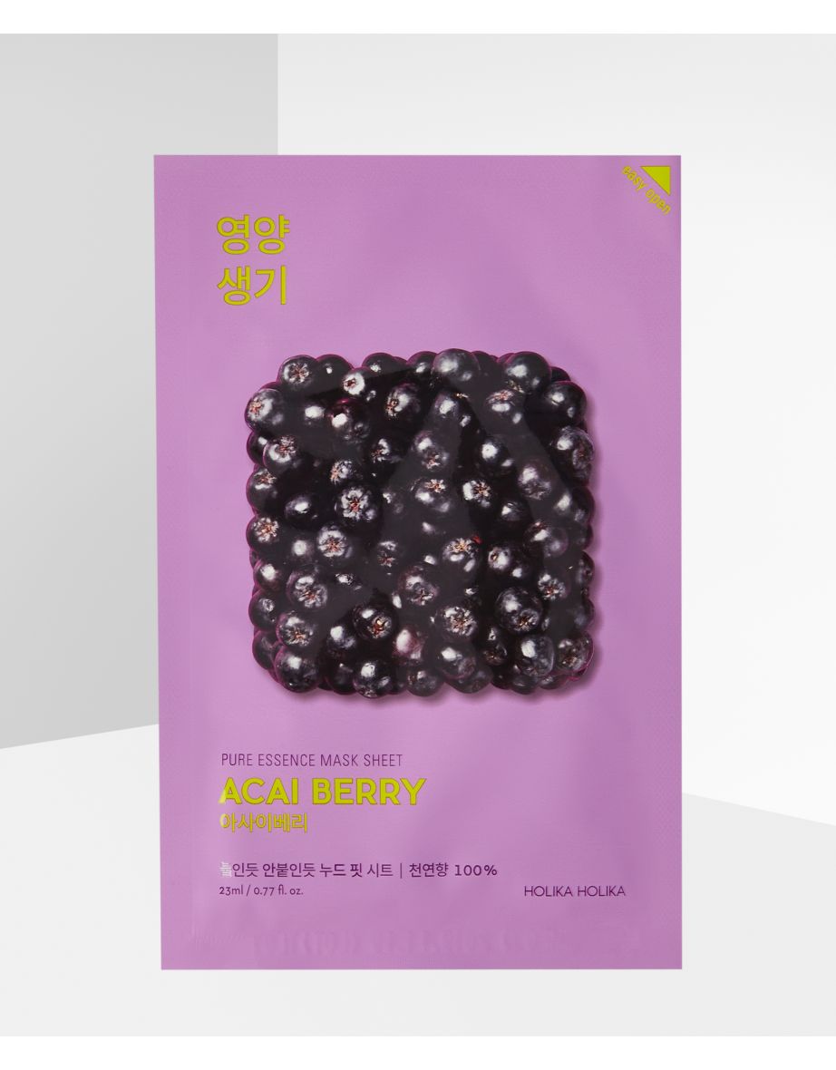 Pure Essence Mask Sheet Acai Berry Pure Essence Mask Sheet Acai Berry Pack 5pieces