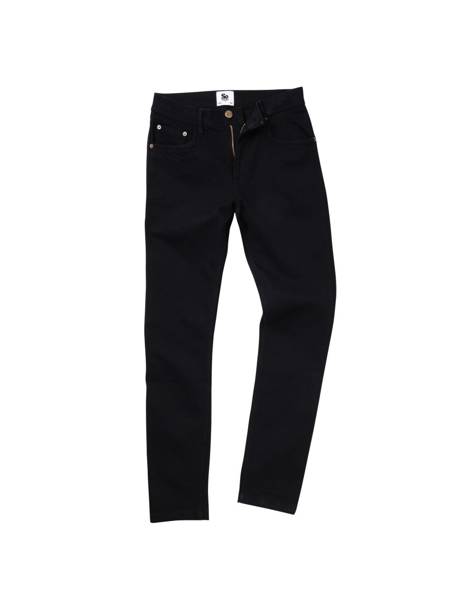 AWDis So Denim Mens Max Slim Fit Jeans - Black