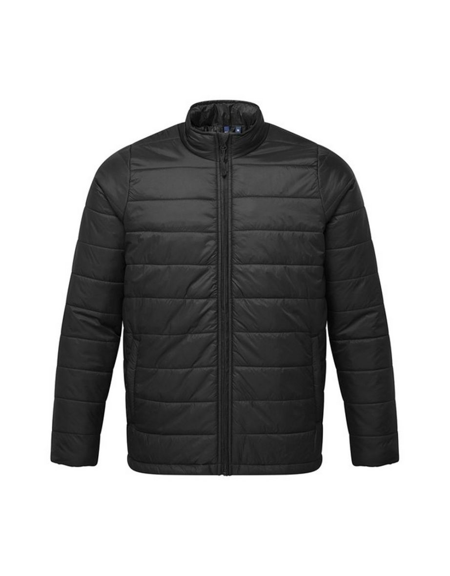 Premier Mens Recyclight Padded Jacket - Black