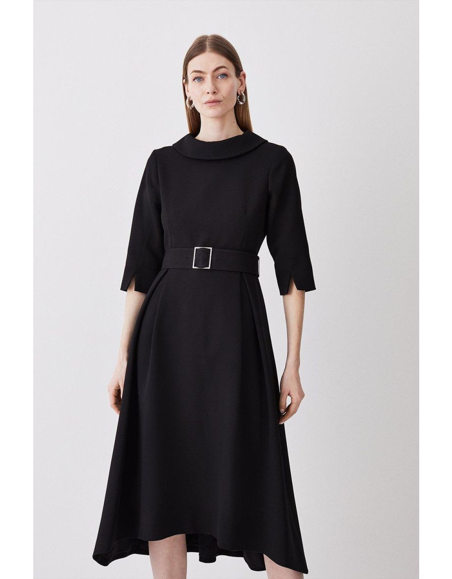 Calvin Klein Belted Midi Dress