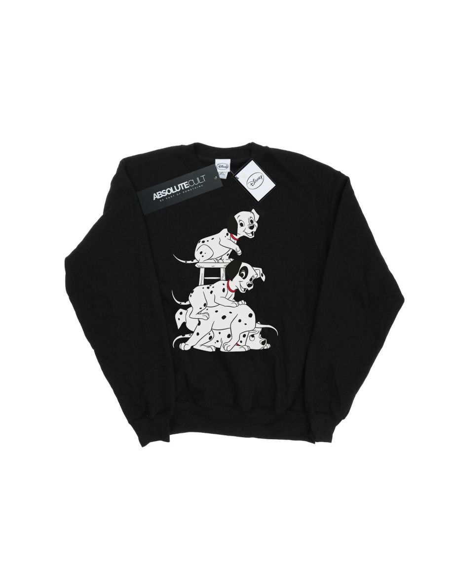 101 Dalmatians Boys Chair Sweatshirt - Black