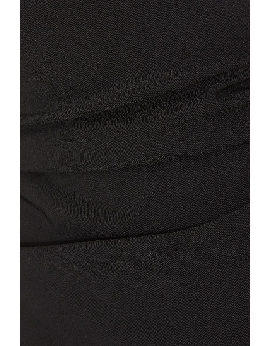 Black Bandeau Midi Dress - 5