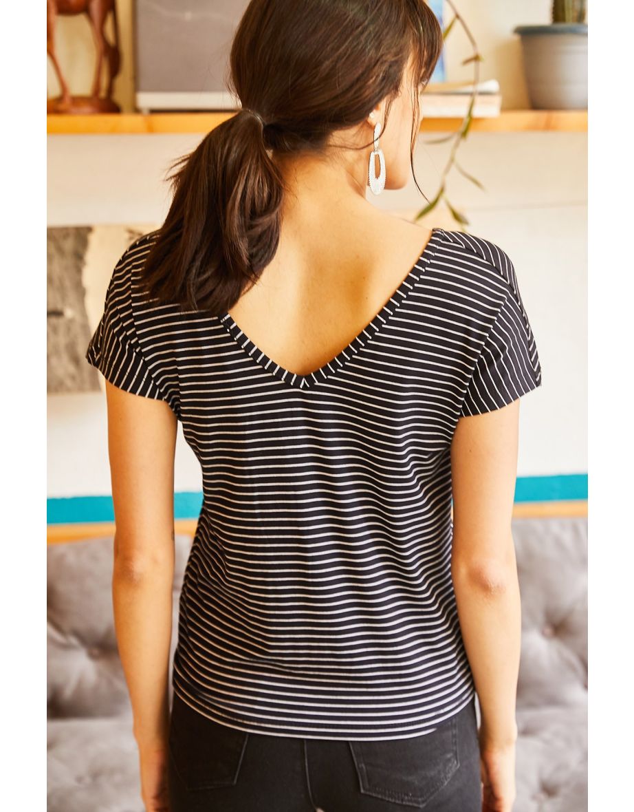 T-Shirt - Black - Regular fit - 3