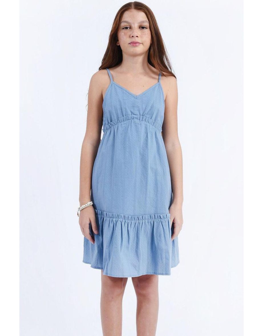 Tiered Cotton Cami Dress