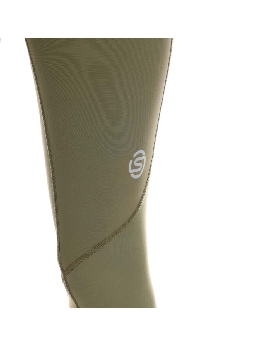 Women's Skins Series-3 Skyscraper Leggings in Green - 2