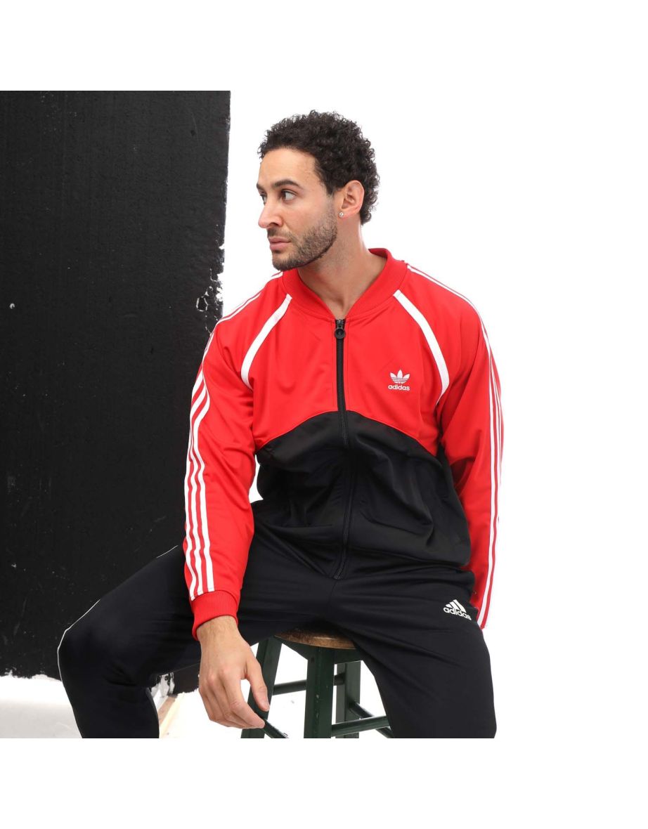 Men's adidas Originals Superstar Track Top in Black - 3